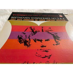 Classical Vinyl Beethoven Symphonies No. 2 and 4 Josef Krips Conducting London S
